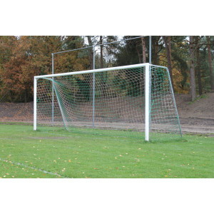 Ras Stel vaste doelen 7,32x2,44x0,80x2,00 m, wit (602)