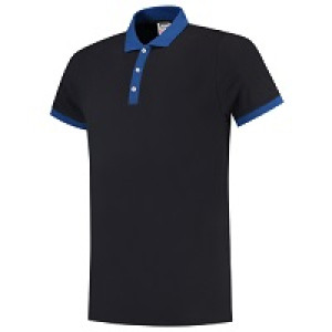 Polo Bi-Color Fitted korte mouw